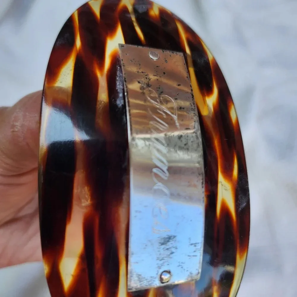 Vintage Sterling & Tortoise Frances‎ barrette